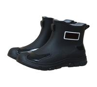 Stivali da Pioggia Donna Tronchetti Altezza Stivaletti Slip On Giardino Esterno Con Comfort Ultimi Corti Impermeabili Wellies Ankle Boots Ideali per Fango e Tutte le Stagioni