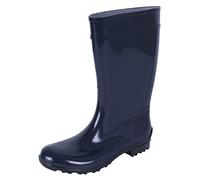 Stivali da pioggia impermeabili di colore blu navy, resistenti, robusti, suola in PVC, 100% PVC, ILSE LEMIGO 41 EU 7,5