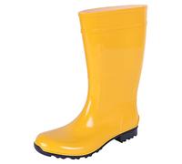 Stivali da pioggia impermeabili di colore giallo, resistenti, robusti, suola in PVC, 100% PVC, ILSE LEMIGO 36 EU 3,5