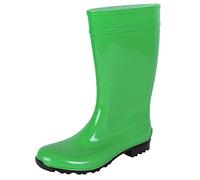 Stivali da pioggia impermeabili di colore verde chiaro, resistenti, robusti, suola in PVC, 100% PCV, ILSE LEMIGO 41 EU 7,5