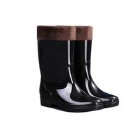 Stivali da Pioggia Impermeabili Uomo, Alti, Medi e Bassi, Foderati in Pile Invernale, Antiscivolo, con Isolante Rimovibile(28cm (Type 2),41)