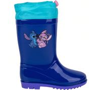 STIVALI DA PIOGGIA IN PVC BLU STITCH - Stivali da pioggia per bambini con design divertenti - Impermeabili e confortevoli - Perfetti per i giorni di pioggia Lascia che i tuoi piccoli si divertano sott