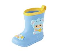 Stivali da Pioggia per Bambini A metà Polpaccio Leggeri E Antiscivolo Ideali per Escursionismo Campeggio Passeggiate Lungo Il Ruscello per Bambini E Ragazzi (Blue 27 Toddler)