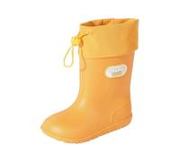 Stivali da Pioggia per Bambini Scarpe da Acqua A metà Polpaccio Leggeri E Antiscivolo Ideali per Escursionismo Campeggio E per Camminare in Acqua Calzature per Esterni per (Yellow 32 Big Kids)