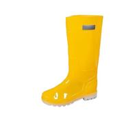 Stivali da pioggia pesca for uomo all'aperto maschili impermeabili alti fino al ginocchio Scarpe acqua antiscivolo for di gomma Per Adulti(Yellow,42)