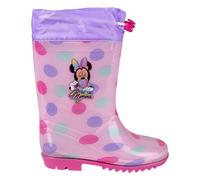 Stivali Da Pioggia Pvc Minnie ROSA - T027 | BAMBINA CERDà