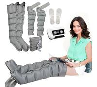 Stivali da recupero Widppsopt, massaggiatore per drenaggio linfatico a 6 cavità, massaggiatore elettrico per gambe con pressoterapia e compressione ad aria, compressione della circolazione p