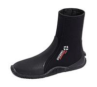 Stivali da sub unisex, termici, antiscivolo, per windsurf, spiaggia, 37-38, colore: nero, Nero 37 38, 37/38 EU