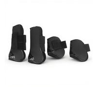 Stivali da Tendine a Cavallo 4 PC, Protezione per Gambe con Zoccolo, Gancio e Cinturino, Set Completo per Allenamento, Disponibili in Quattro Dimensioni