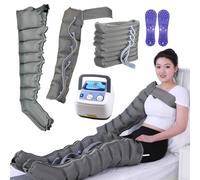 Stivali di compressione di recupero, massaggiatore pneumatico per gambe per drenaggio linfatico, sollievo dal dolore e recupero muscolare
