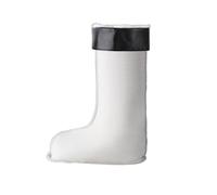 Stivali di gomma Autumn And Winter Rain Boots Men Cover Cotton Cover Men And Women Plus Velvet Thick Warm Cold Proof Rain Boots Rubber Shoes Cotton Socks Protezione plastica, Nero , 40 EU