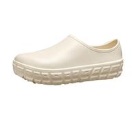 Stivali di gomma da donna a mezza altezza, impermeabili, per donne, comodi stivali da giardino, eleganti, alla moda, comodi, traspiranti, comodi e robusti, elastici, bianco, 39 EU