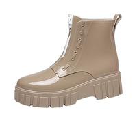 Stivali di gomma da donna, facili da pulire, per la pioggia, fango, passeggiate con il cane, scarpe da lavoro, stivali da lavoro, stivaletti da donna, traspiranti, comodi, b, 40 EU