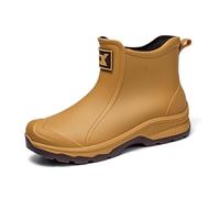 Stivali di Gomma da Donna Impermeabili Chelsea Boots Pioggia Alla Caviglia Leggere Antiscivolo Stivaletti Antivento Ideali per Fango e Tutte le Stagioni