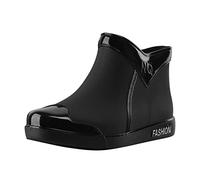 Stivali di Gomma da Donna Pioggia Comodi Slip On Giardino Esterno Con Comfort Ultimi Robusta Suola Antiscivolo Wellies Ankle Boots Ideali per Fango e Tutte le Stagioni