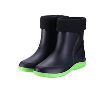 Stivali di gomma da uomo, da giardino, da caccia, impermeabili, leggeri | Stivali da giardino antiscivolo, resistenti all'abrasione, Chelsea con suola piatta, scarpe in gomma ortopediche