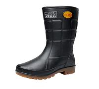 Stivali di Gomma da Uomo Scarpe da Giardino per l'esterno Stivaletti Antinfortunistica Uomo a Mezza Altezza Stivali Gomma Impermeabile Antiscivolo Leggere Comode Shorty Boots Scarpe Antipioggia