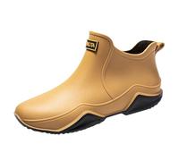Stivali di Gomma Leggeri da Donna Impermeabili Chelsea Boots Pioggia Alla Caviglia Giardino con Robusta Suola Antiscivolo per Esterni Giardinaggio Lavoro All'Aperto