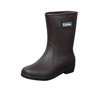 Stivali di Gomma Leggeri da Donna Pioggia Comodi Corti Per Leggere Antiscivolo Stivaletti Impermeabili Esterni Giardinaggio Chelsea Scarpe Giardiniere