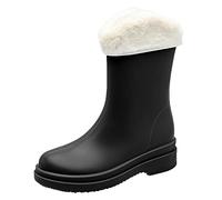 Stivali di Gomma Leggeri da Donna Scarpe Giardino per Donne Slip On Leggere Antiscivolo Stivaletti Corti Impermeabili Esterni Giardinaggio Chelsea Ideali Pioggia, Fango e Tutte le Stagioni