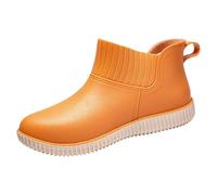 Stivali di Gomma Leggeri da Donna Tronchetti Altezza Stivaletti Alla Caviglia, Impermeabili Esterno Con Comfort Ultimi Pioggia Antivento Scarpe Giardiniere
