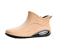 Stivali di Gomma Leggeri da Donna Tronchetti Altezza Stivaletti Pioggia Alla Caviglia Esterno Con Comfort Ultimi Corti Impermeabili Scarpe per e Giardino