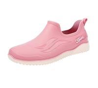 Stivali di Gomma Leggeri da Donna Tronchetti Altezza Stivaletti Scarpe Pioggia Giardino Impermeabili Corti Rain Boots Ideali per Fango e Tutte le Stagioni
