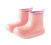 Stivali di gomma per bambine e ragazze, leggeri, leggeri come una piuma, impermeabili, suola morbida, antiscivolo, confortevoli, ideali per l'asilo, giochi all'aperto, Colore: rosa., 30 EU