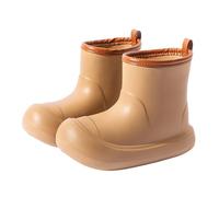 Stivali di gomma per bambine, leggeri, leggeri come una piuma, impermeabili, suola morbida, antiscivolo, comodi da infilare, ideali per l'asilo, giochi all'aperto, cachi, 38 EU