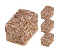 Stivali di paglia | 4 stivali di paglia artificiale | Ruota in miniatura per accessori per la fattoria occidentale | Decorazioni per la casa delle bambole | di fieno per il tavolo del raccolto