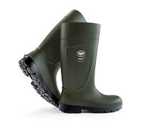Stivali di Sicurezza di qualità per Gli Uomini, Punta d'Acciaio, per l'agricoltura, Leggero, Alto Comfort, Suola Antiscivolo, Resistente all'agente di reinizzazione, Verde, EU 40