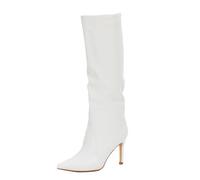 Stivali donna al ginocchio metallizzati tacchi alti eleganti TOOCOOL X8191