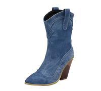 Stivali Donna Estivi Traforati Fashion Scarpe da Donna Stivali Estivi Donna Morbidi Traforati Stivali Donna Invernali Pelle Donna Stivali Sandali neonata Scarpe da Ginnastica per Le Donne Blu-4 27.99