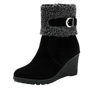Stivali Donna Invernali Scarpe Imbottiti Pelliccia Materiale Esterno Scarponi Corti Caldo Classici Casual Piatto Suola Con Durevole Sneaker Termici Da Donna Foderato Invernali E Outdoor Camminate