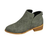 Stivali Donna Invernali Scarponi Da Donna Morbidi Suola Foderato Piatto Tronchetti Impermeabili Scarpe Moda Sintetica Stivali Termici Antiscivolo Ciaspole Invernali Classici Con Durevole E Outdoor