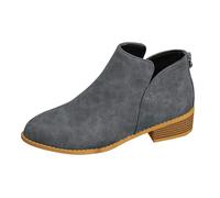 Stivali Donna Invernali Scarponi Da Donna Morbidi Suola Foderato Piatto Tronchetti Impermeabili Scarpe Moda Sintetica Stivali Termici Antiscivolo Ciaspole Invernali Classici Con Durevole E Outdoor