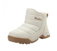 Stivali Donna Invernali Sportiva Scarpe da Neve Foderati Caldo Doposci Stivaletti Impermeabili Antinfortunistica Comode Casual Stivali Camminata Imbottiti Scarponi Trekking Classico Boots da Sci