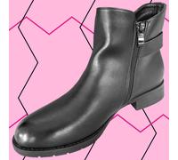 STIVALI DONNA scarpe TRONCHETTI 36 37 38 39 40 41 chelsea nero