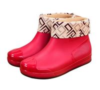 stivali donna wellington impermeabili chelsea boots con suola antiscivolo giardino gomma lavoro tacco basso per esterni giardinaggio all'aperto