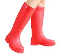 stivali donna wellingtonmoda antivento pioggia alla caviglia giardino impermeabili gomma con tacco basso antiscivolo stivaletti lavoro all'aperto