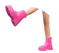 Stivali Donna wellingtonscarpe Giardino per Donne Scarpe Gomma Pioggia Esterno con Comfort Ultimi Stivaletti Antivento Lavoro all'aperto