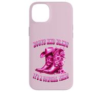 STIVALI E BLING COWGIRL STYLE PER DONNE E TIFATTI DEL WESTERN Custodia per iPhone 14 Plus