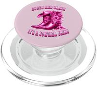 STIVALI E BLING COWGIRL STYLE PER DONNE E TIFATTI DEL WESTERN PopSockets PopGrip per MagSafe