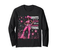Stivali e Bling è Cowgirl Thing, Black History Month Pride Maglia a Manica