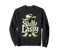 Stivali e Cappello Western irlandesi Sassy Lassy San Patrizio Felpa
