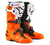 Stivali Enduro Alpinestars Tech 10 Fluo Arancio/Nero/Bianco43 Fluo Arancio,Nero,Bianco