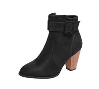Stivali Estivi Donna Moda Stivaletti Invernali Cult Casual Scarpe con Suola Antiscivolo Scarpe Eleganti Basse Stivali Donna Alti 43