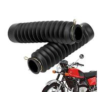 Stivali Forcella Motocicletta,Stivali da Forcella Anteriore in Gomma Copre Ammortizzatore 1 Paia | Coperture forcelle universali Ghette Soffietti ammortizzatori