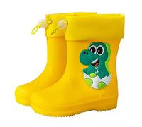 Stivali Gomma Bambino e Bambina Unisex Galosce Suola Antiscivolo Scarpe da Acqua per Bambini in Pioggia Colorati Antipioggia Cartone Animato Studenti della Scuola elementare