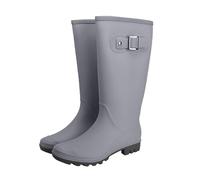 Stivali Gomma Pioggia Donna, Antiscivolo E Impermeabile Alti Boots da Adulto, comode La Caccia Stivali da Pioggia da Esterno Alti Fino al Ginocchio 60 Cm